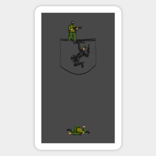 Splinter Cell Pocket (w/ corpse) Sticker